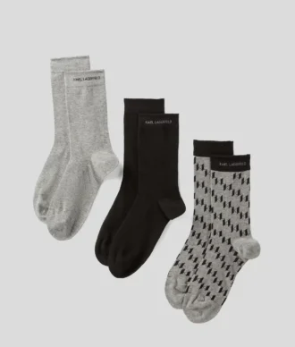 MONOGRAMM-SOCKEN – 3ER-PACK