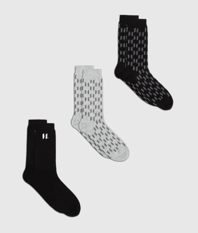 Monogramm-Socken – 3er-Pack Monogramm-Socken – 3er-Pack