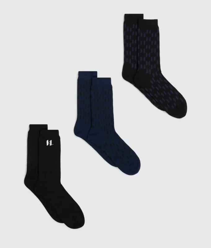 Monogramm-Socken – 3er-Pack Monogramm-Socken – 3er-Pack