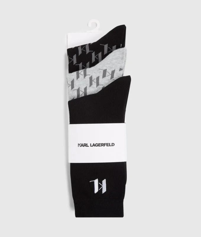 Monogramm-Socken – 3er-Pack Monogramm-Socken – 3er-Pack