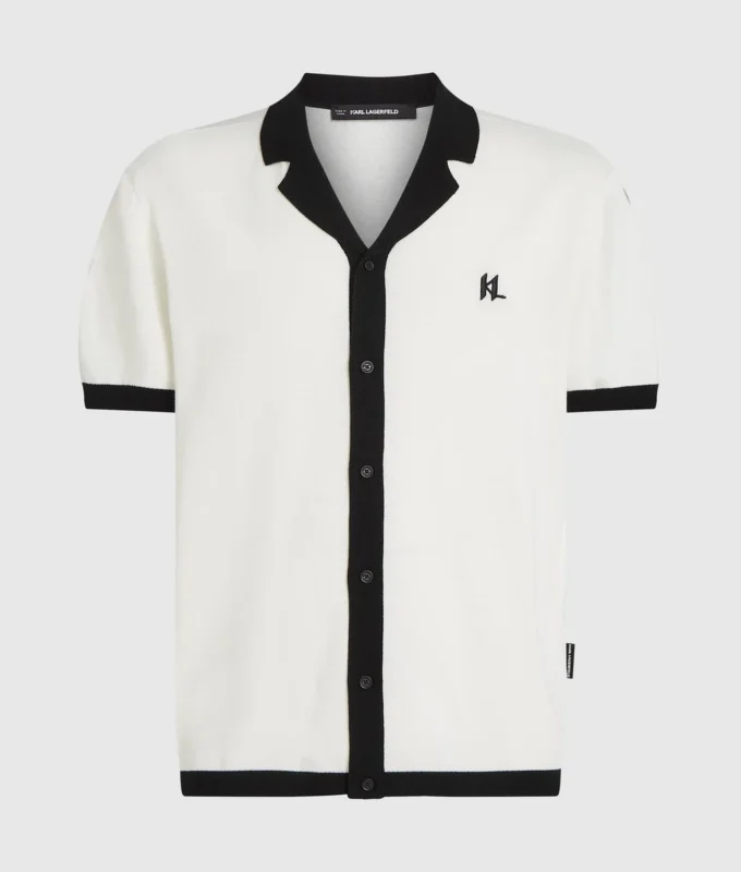Monogramm-Strickpolo Monogramm-Strickpolo