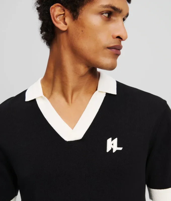 MONOGRAMM-STRICKPOLOSHIRT MONOGRAMM-STRICKPOLOSHIRT