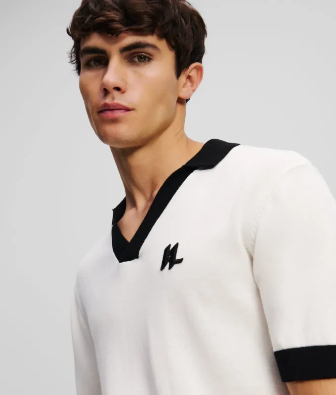 MONOGRAMM-STRICKPOLOSHIRT MONOGRAMM-STRICKPOLOSHIRT