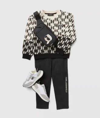 Monogramm-Sweatshirt für Jungen