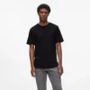 MONOGRAMM-T-SHIRT AUS WOLLMISCHUNG