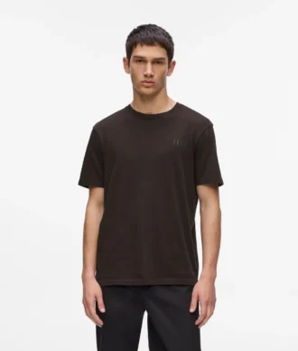 MONOGRAMM-T-SHIRT AUS WOLLMISCHUNG
