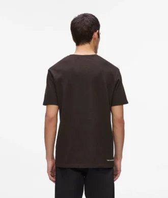 MONOGRAMM-T-SHIRT AUS WOLLMISCHUNG