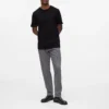 MONOGRAMM-T-SHIRT AUS WOLLMISCHUNG