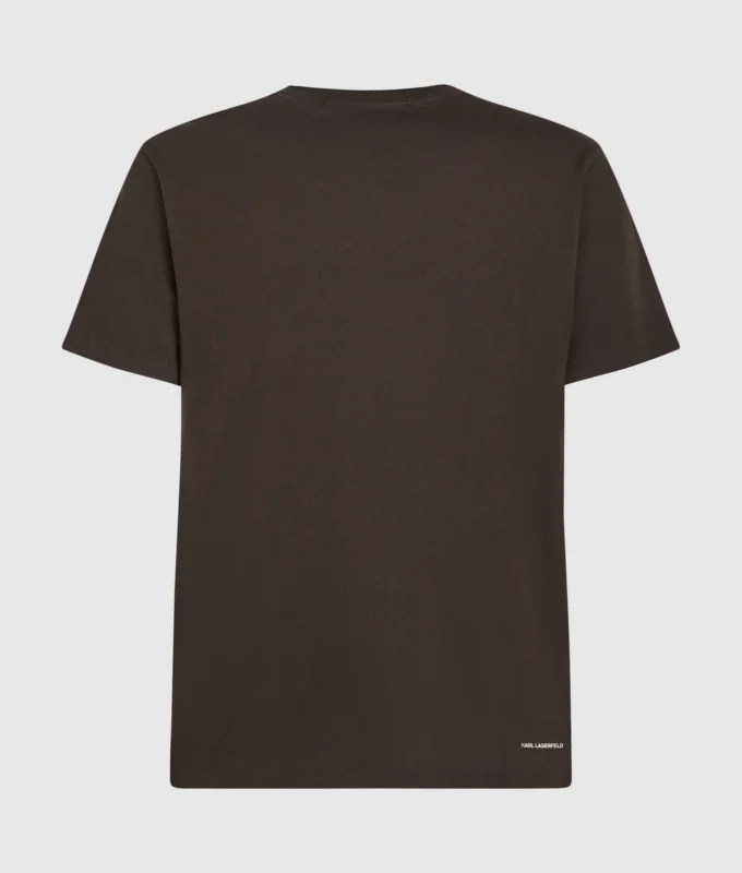 MONOGRAMM-T-SHIRT AUS WOLLMISCHUNG
