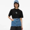 Monogramm-T-Shirt in regulärer Passform