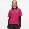 Monogramm-T-Shirt in regulärer Passform