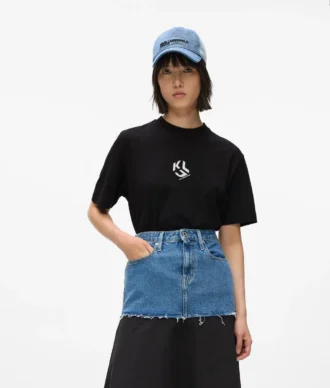 Monogramm-T-Shirt in regulärer Passform