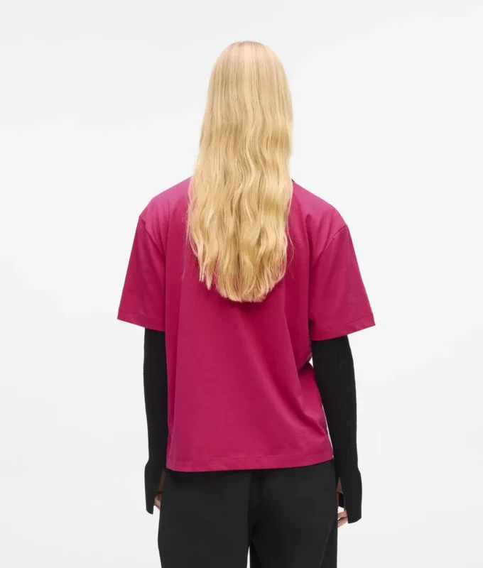 Monogramm-T-Shirt in regulärer Passform