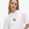 Monogramm-T-Shirt in regulärer Passform
