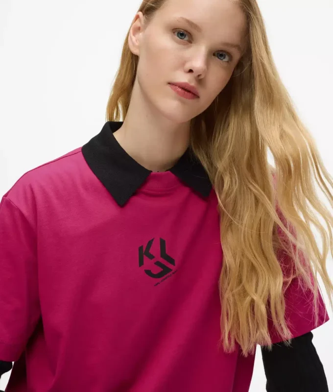 Monogramm-T-Shirt in regulärer Passform