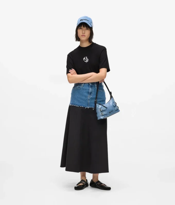 Monogramm-T-Shirt in regulärer Passform