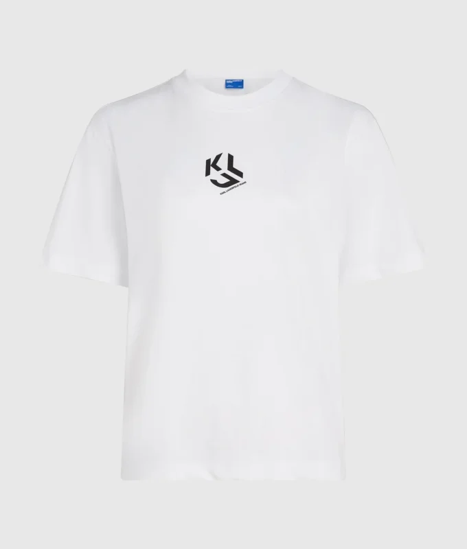 Monogramm-T-Shirt in regulärer Passform