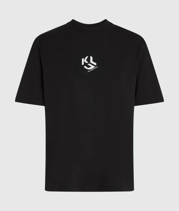 Monogramm-T-Shirt in regulärer Passform