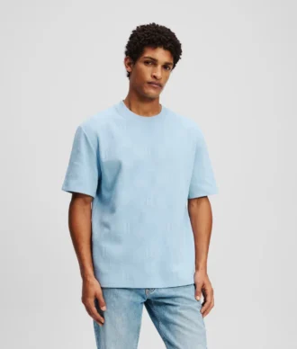 MONOGRAMM-T-SHIRT MIT KAROMUSTER