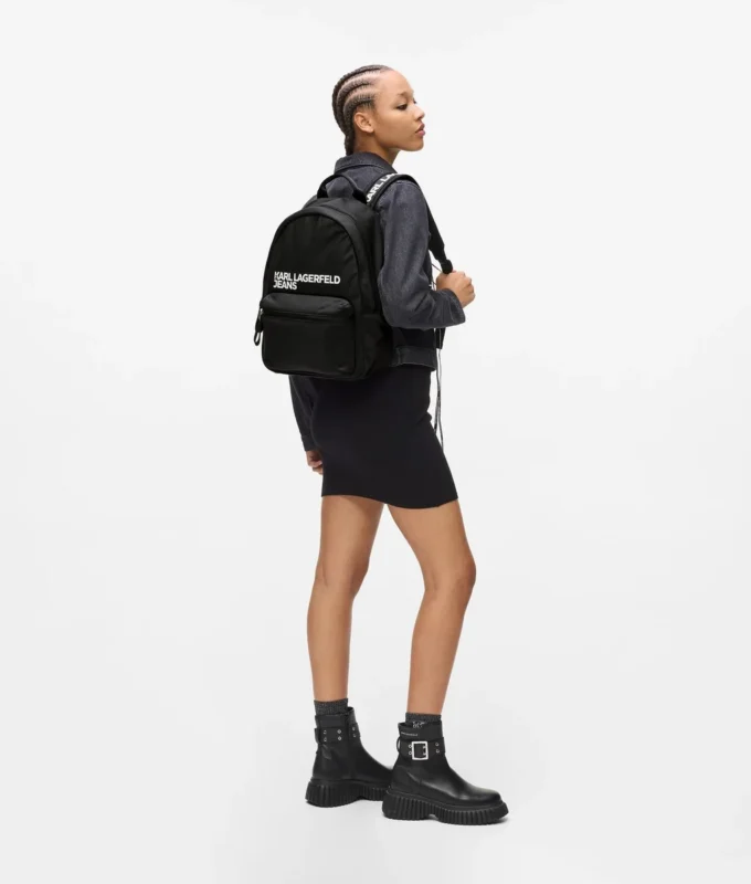 Nylon-Rucksack mit Logo Nylon-Rucksack mit Logo