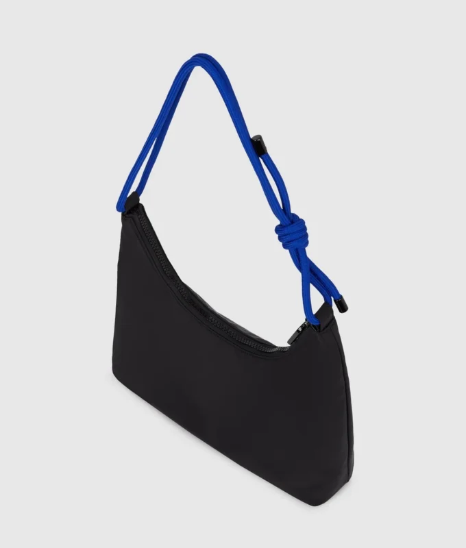 Nylon-Umhängetasche mit Kordelzug