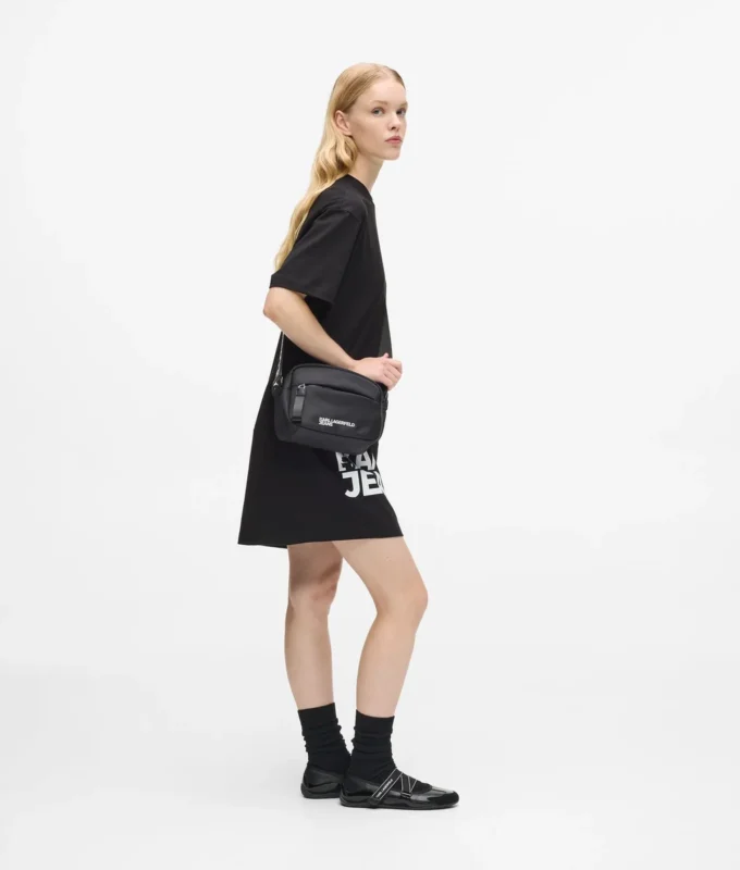 Nylon-Umhängetasche mit Logo