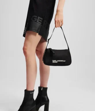 Nylon-Umhängetasche mit Logo