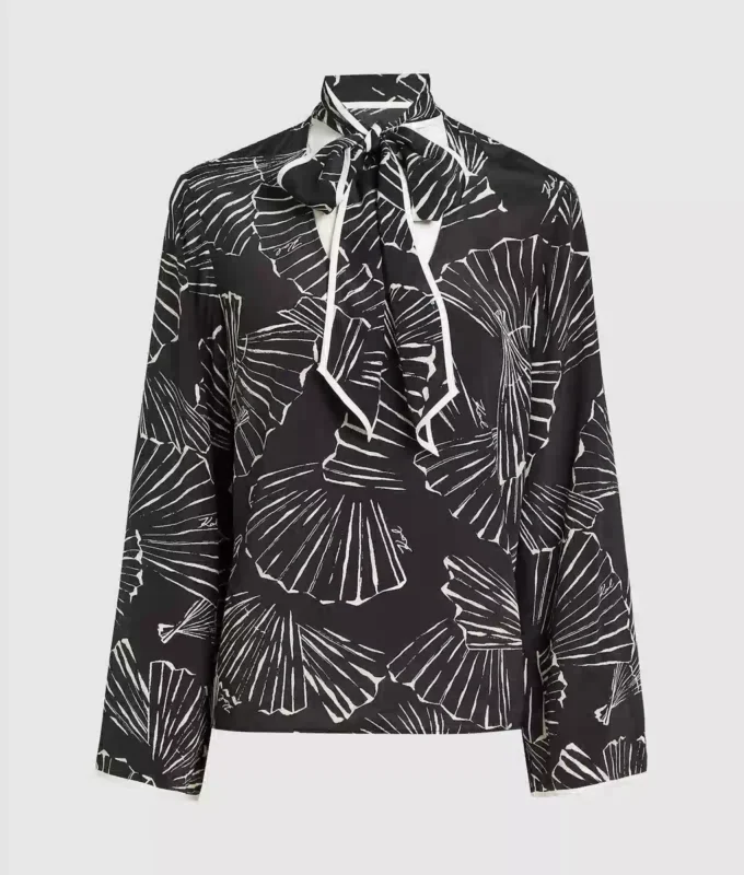 Oberteil mit Fächerprint
