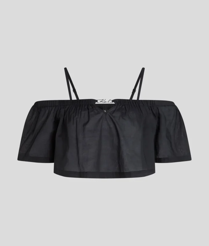 OFF-SHOULDER CROPPED BEACH TOP OFF-SHOULDER CROPPED BEACH TOP