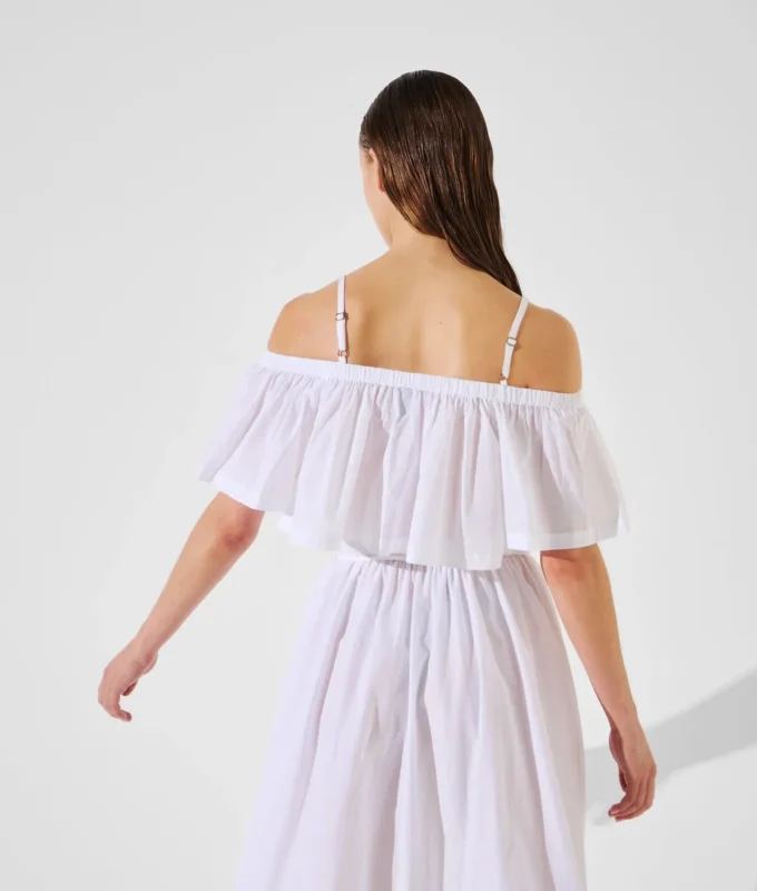 OFF-SHOULDER CROPPED BEACH TOP OFF-SHOULDER CROPPED BEACH TOP