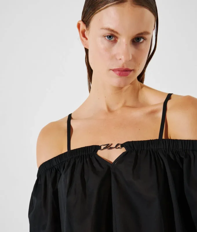 OFF-SHOULDER CROPPED BEACH TOP OFF-SHOULDER CROPPED BEACH TOP