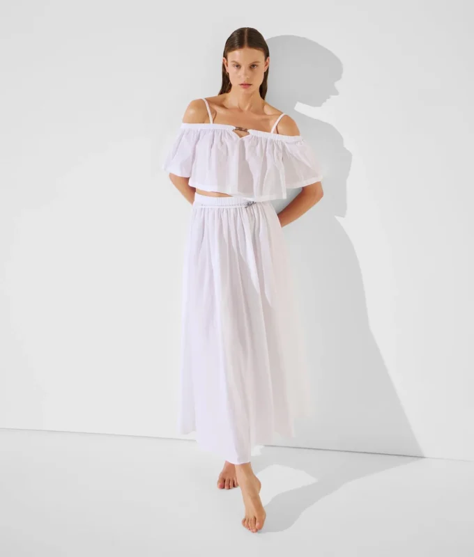 OFF-SHOULDER CROPPED BEACH TOP OFF-SHOULDER CROPPED BEACH TOP