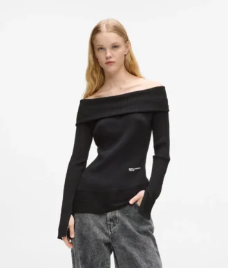 Off-Shoulder-Strickoberteil Off-Shoulder-Strickoberteil