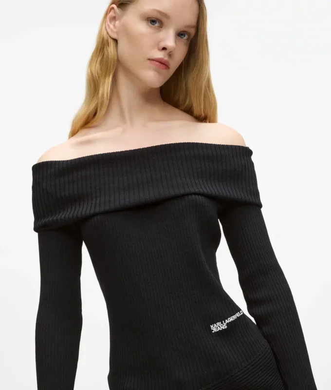 Off-Shoulder-Strickoberteil Off-Shoulder-Strickoberteil
