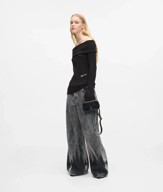 Off-Shoulder-Strickoberteil Off-Shoulder-Strickoberteil