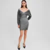 OFF-SHOULDER-SWEATKLEID OFF-SHOULDER-SWEATKLEID