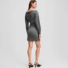 OFF-SHOULDER-SWEATKLEID OFF-SHOULDER-SWEATKLEID