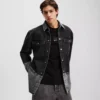 OMBRE DENIM OVERSHIRT