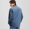 OVERSHIRT AUS MISCHMATERIAL OVERSHIRT AUS MISCHMATERIAL