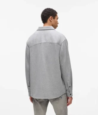 Overshirt aus Wollmischung