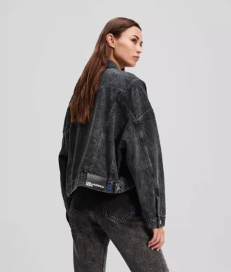 OVERSIZED CROPPED DENIM JACKET OVERSIZED CROPPED DENIM JACKET