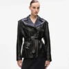 Oversized-Lederjacke Oversized-Lederjacke