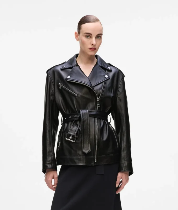 Oversized-Lederjacke Oversized-Lederjacke