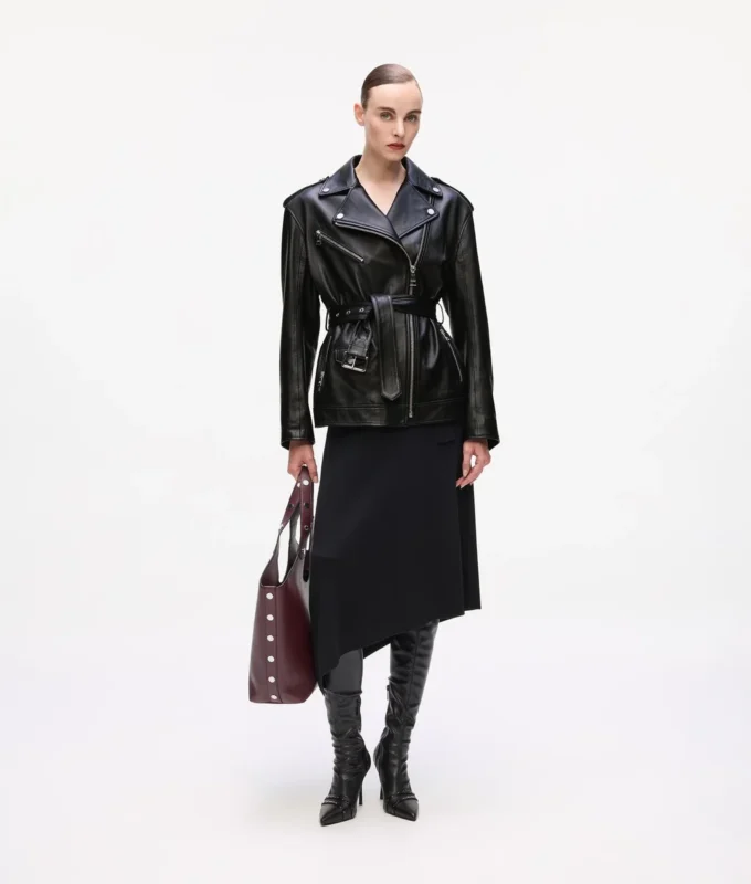 Oversized-Lederjacke Oversized-Lederjacke