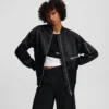 OVERSIZED SATIN BOMBER OVERSIZED SATIN BOMBER