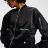 OVERSIZED SATIN BOMBER OVERSIZED SATIN BOMBER
