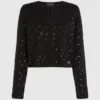 Pailletten-Strickjacke Pailletten-Strickjacke