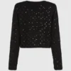 Pailletten-Strickjacke Pailletten-Strickjacke