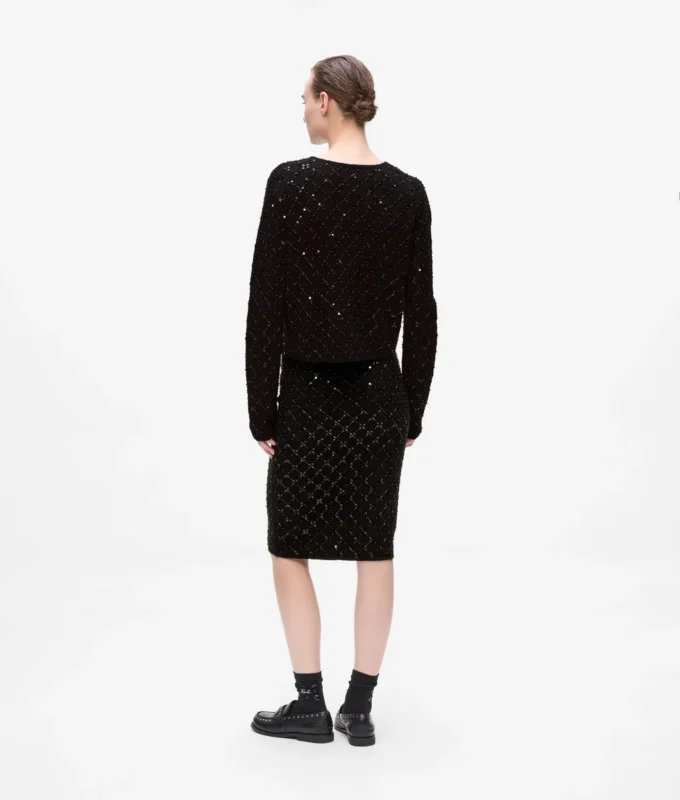 Pailletten-Strickrock Pailletten-Strickrock