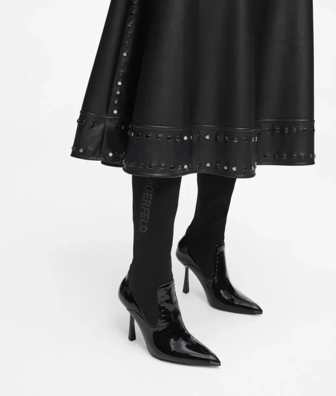 Pandara hohe Stiefel mit Nieten Pandara hohe Stiefel mit Nieten